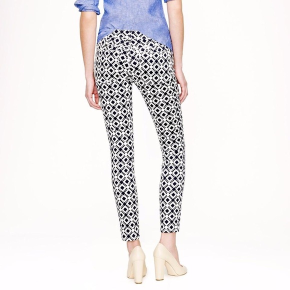 J.Crew Toothpick Jean in Geometric Print - Picture 4 of 7
